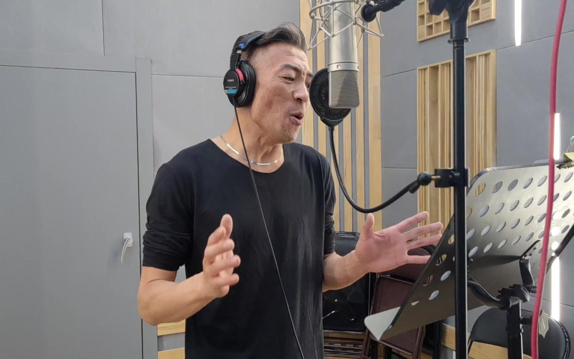 矿工黑矿工美毕宏伟演唱版录音现场