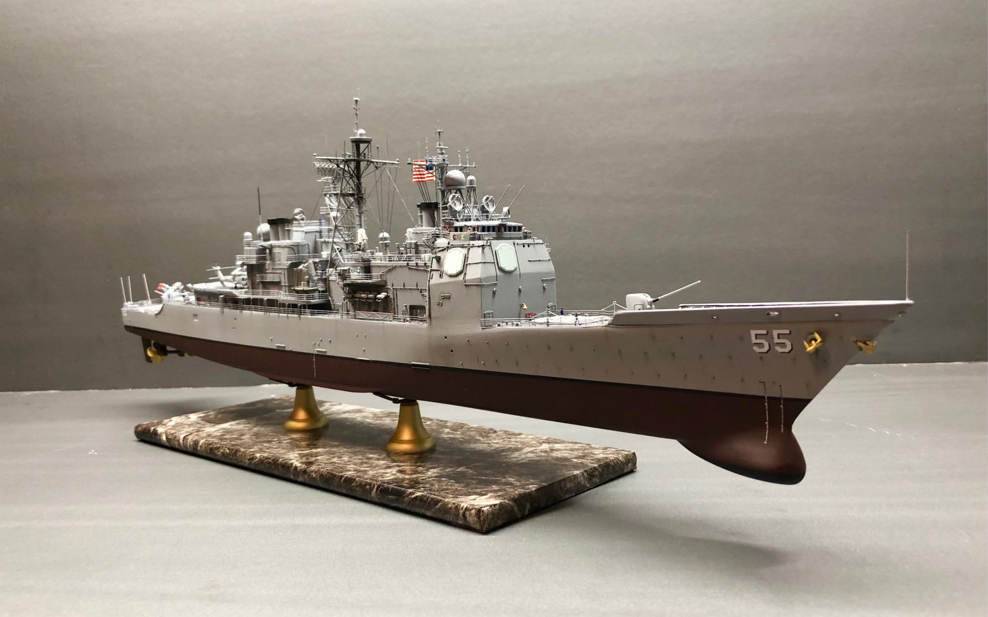 1/350美国提康德罗加巡洋舰模型制作_哔哩哔哩_bilibili