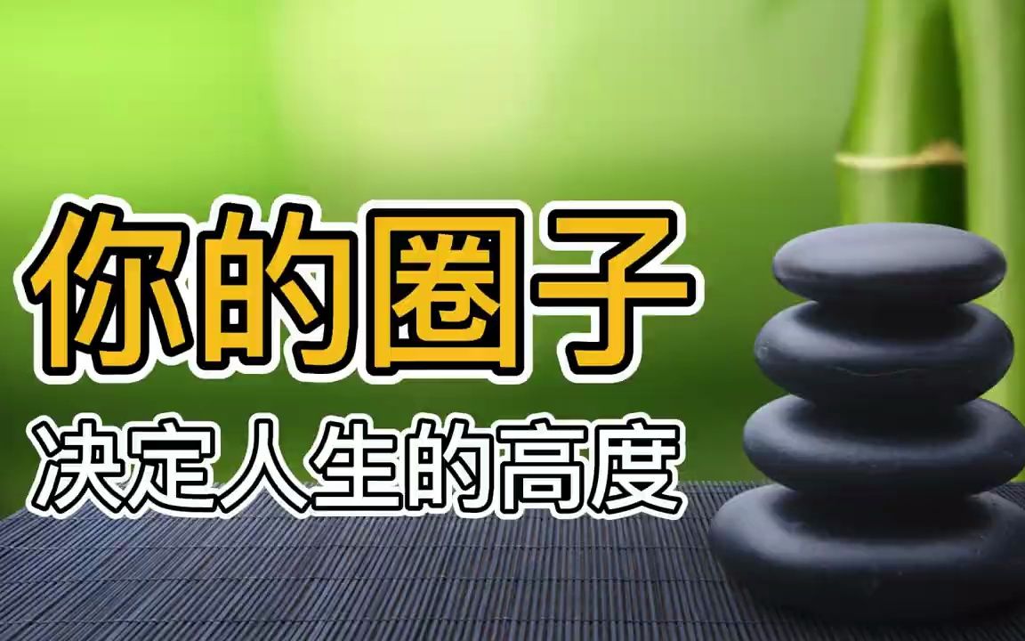 真正优秀的人,懂得“圈子定律” ,一个人的圈子决定了他的格局,也决定了人生高度!哔哩哔哩bilibili