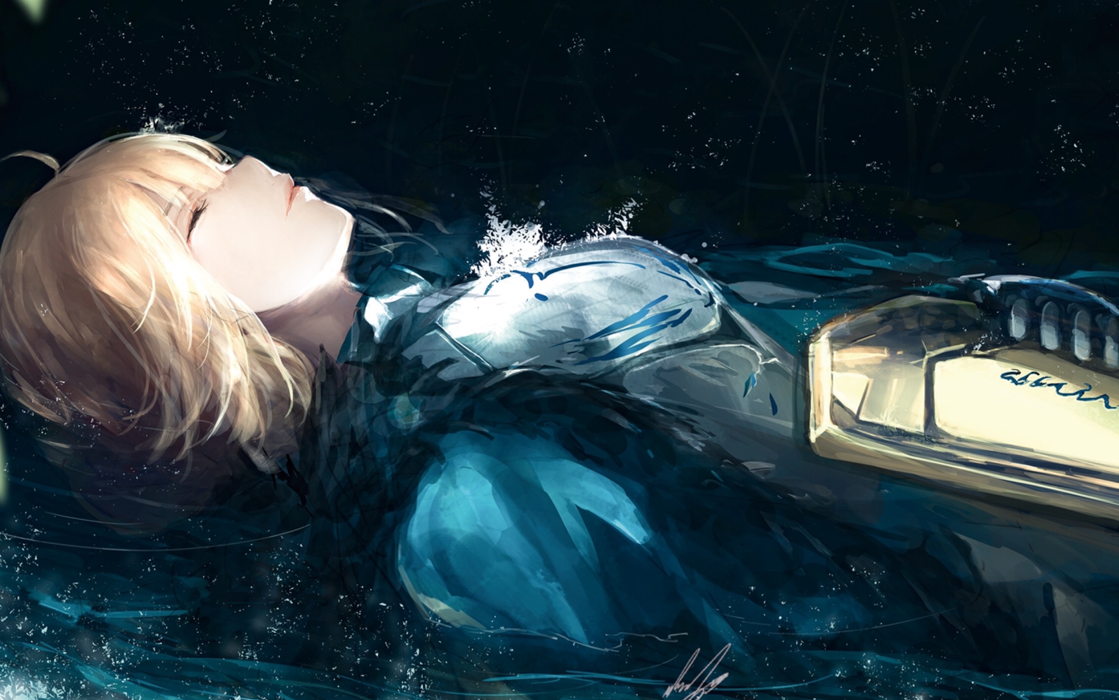 fate催泪向saber士郎如果可以的话真的想守护你到最后