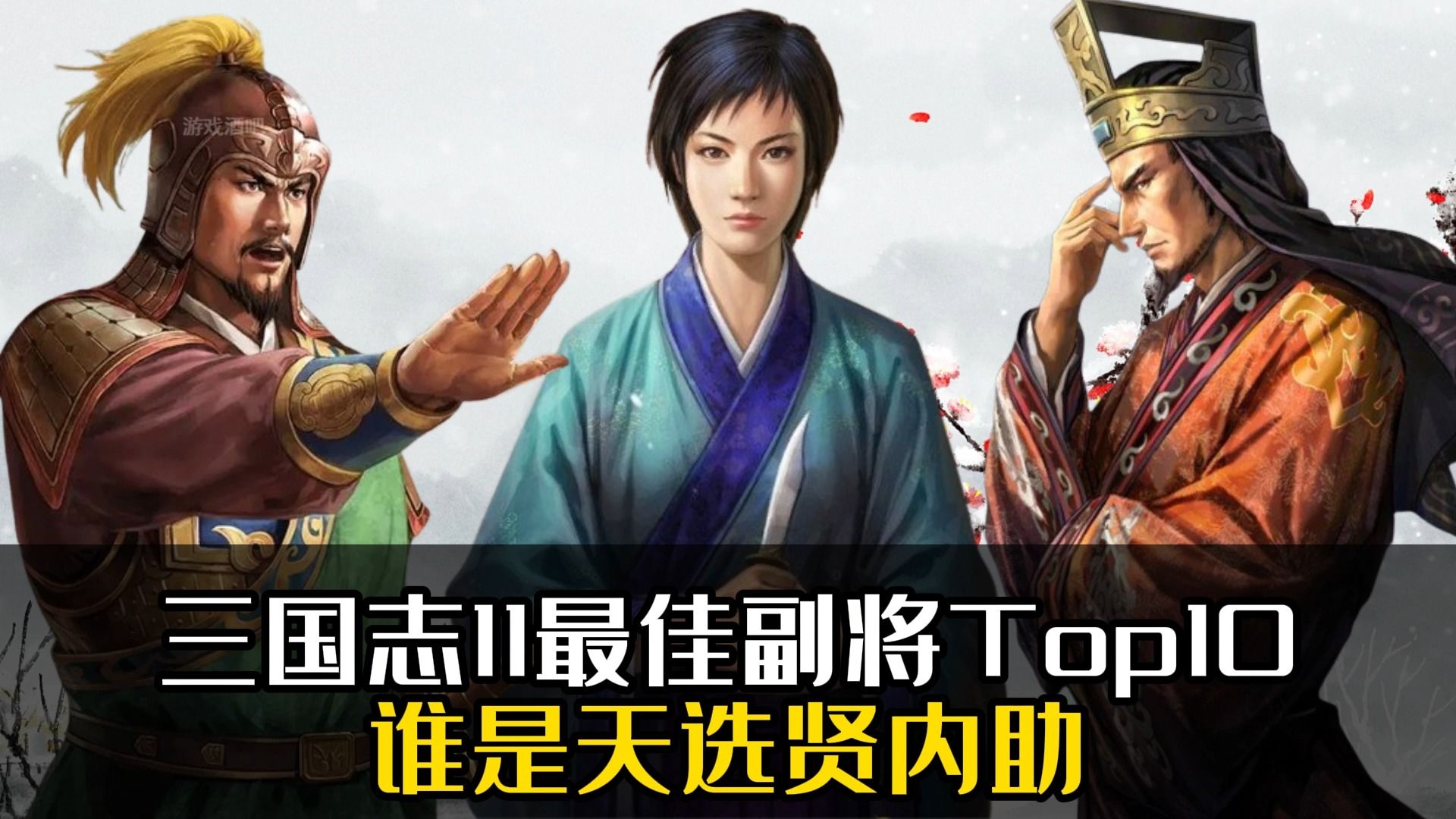 [图]三国志11最佳副将Top10！谁是天选贤内助？