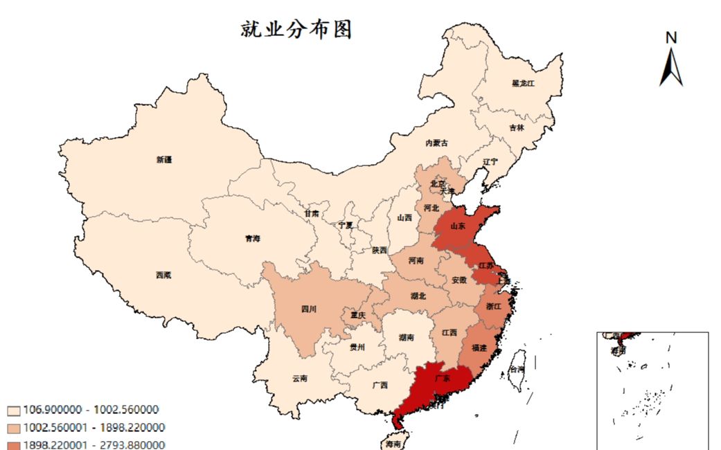 [图]【ArcGIS学习教程】ArcGIS小白手把手，学画分级地图！！