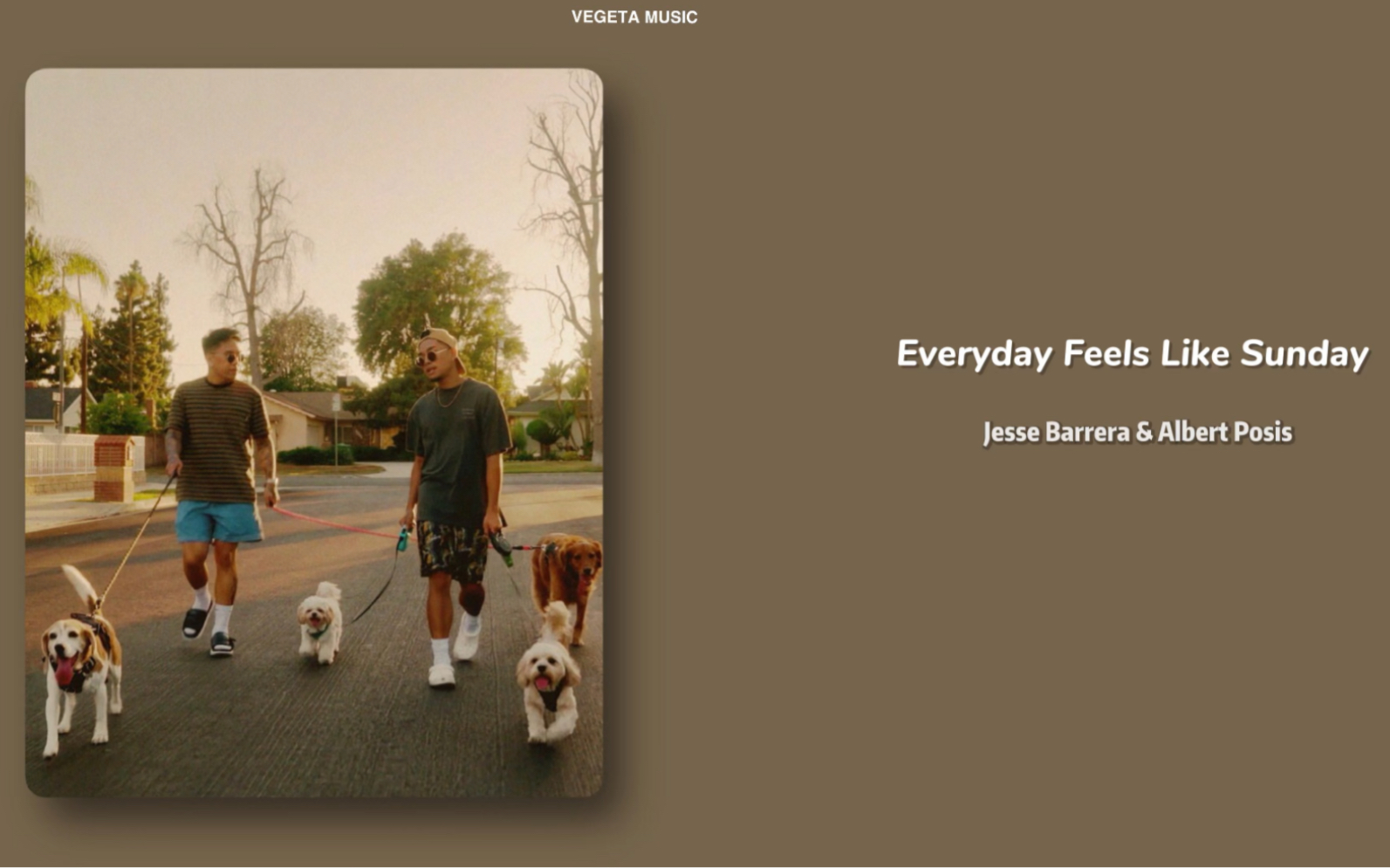 [图]R&B丨Soul 时光很匆忙 别错过落日与夕阳【Everyday Feels Like Sunday - Jesse Barrera】