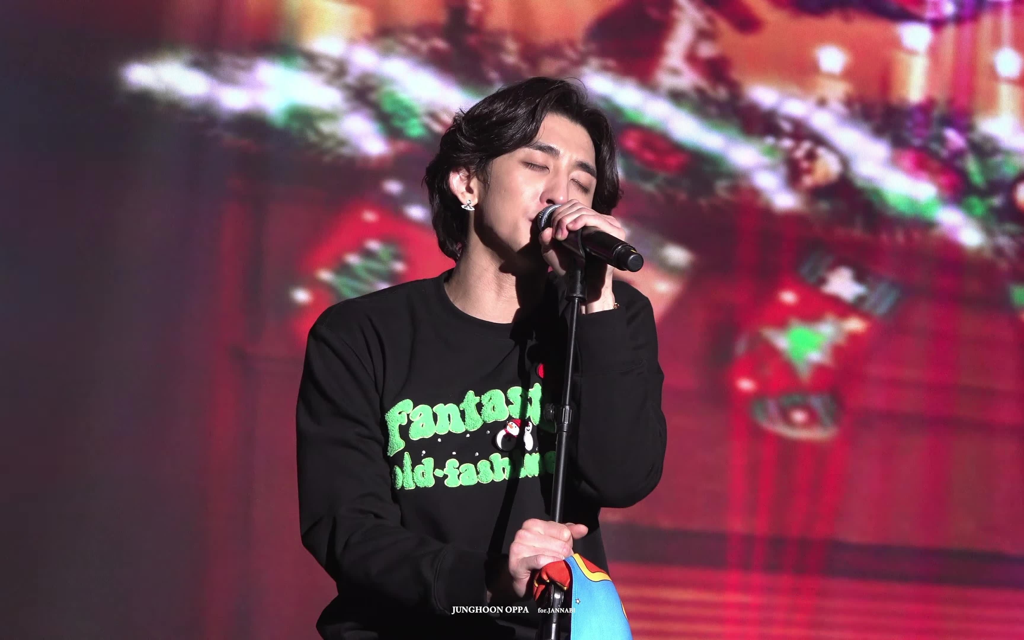 【jannabi/崔政勋】崔政勋直拍 last christmas   made in christmas