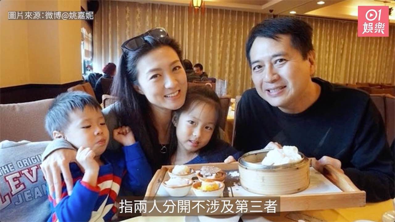 姚嘉妮与林祖辉离婚结束18年婚姻 不涉及第三者子女共同抚养娱乐新闻哔哩哔哩bilibili