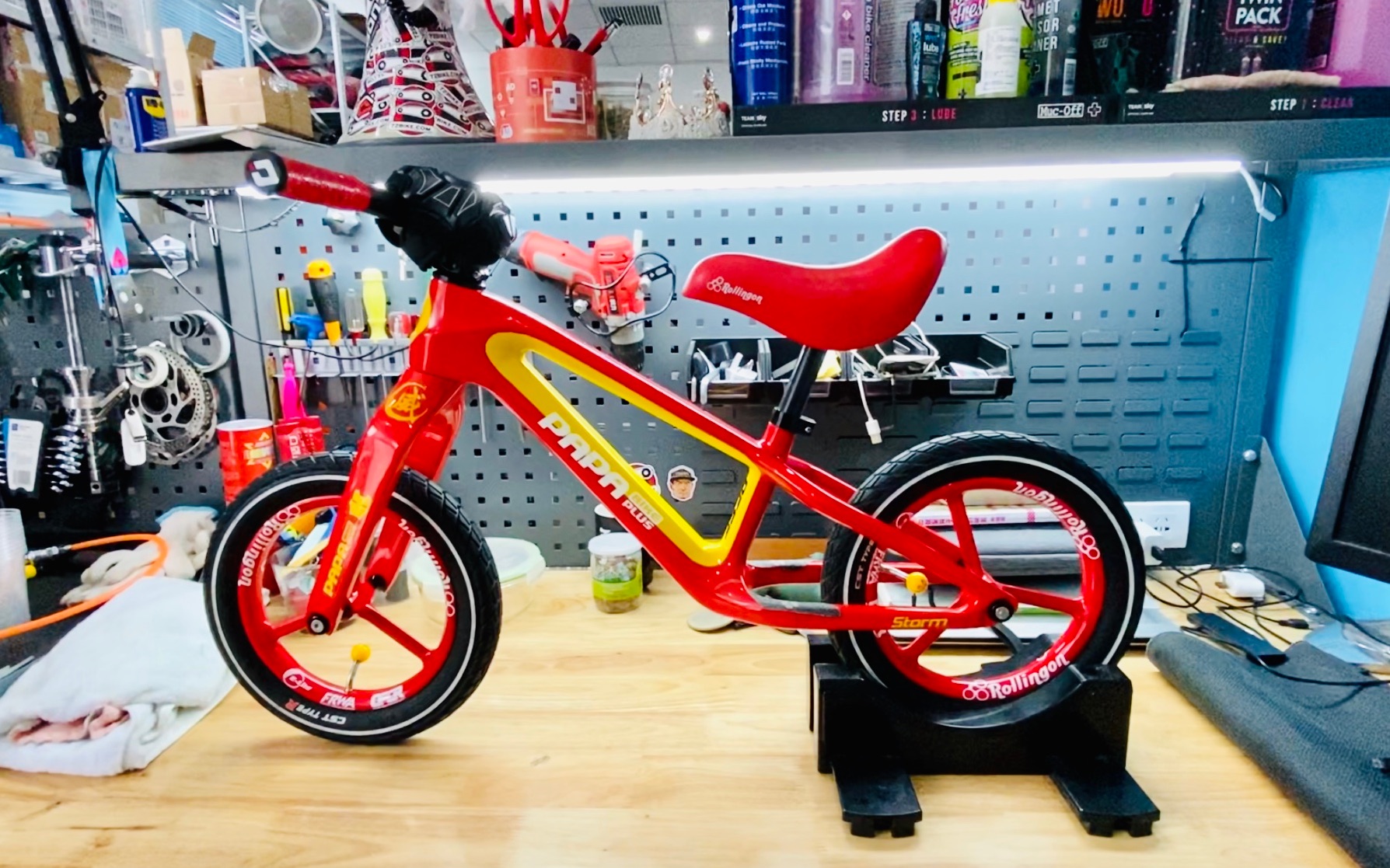 papa碳纤维滑步车深度保养