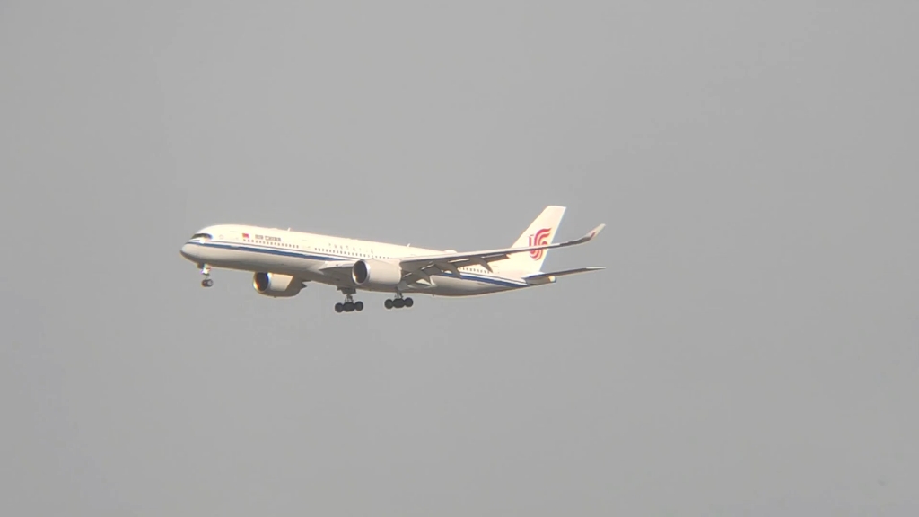 国航a359首都机场01跑道进近_哔哩哔哩_bilibili