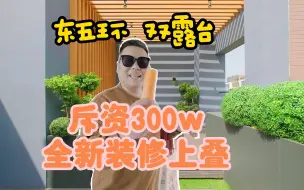 Descargar video: 东五环254㎡上叠，耗时一年斥资300万精心设计，双露台全明叠墅