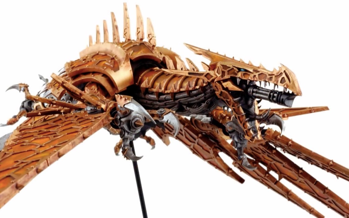 【转】生肉 战锤40k 棋子 buypainted 如何涂装混沌 地狱飞龙/hel