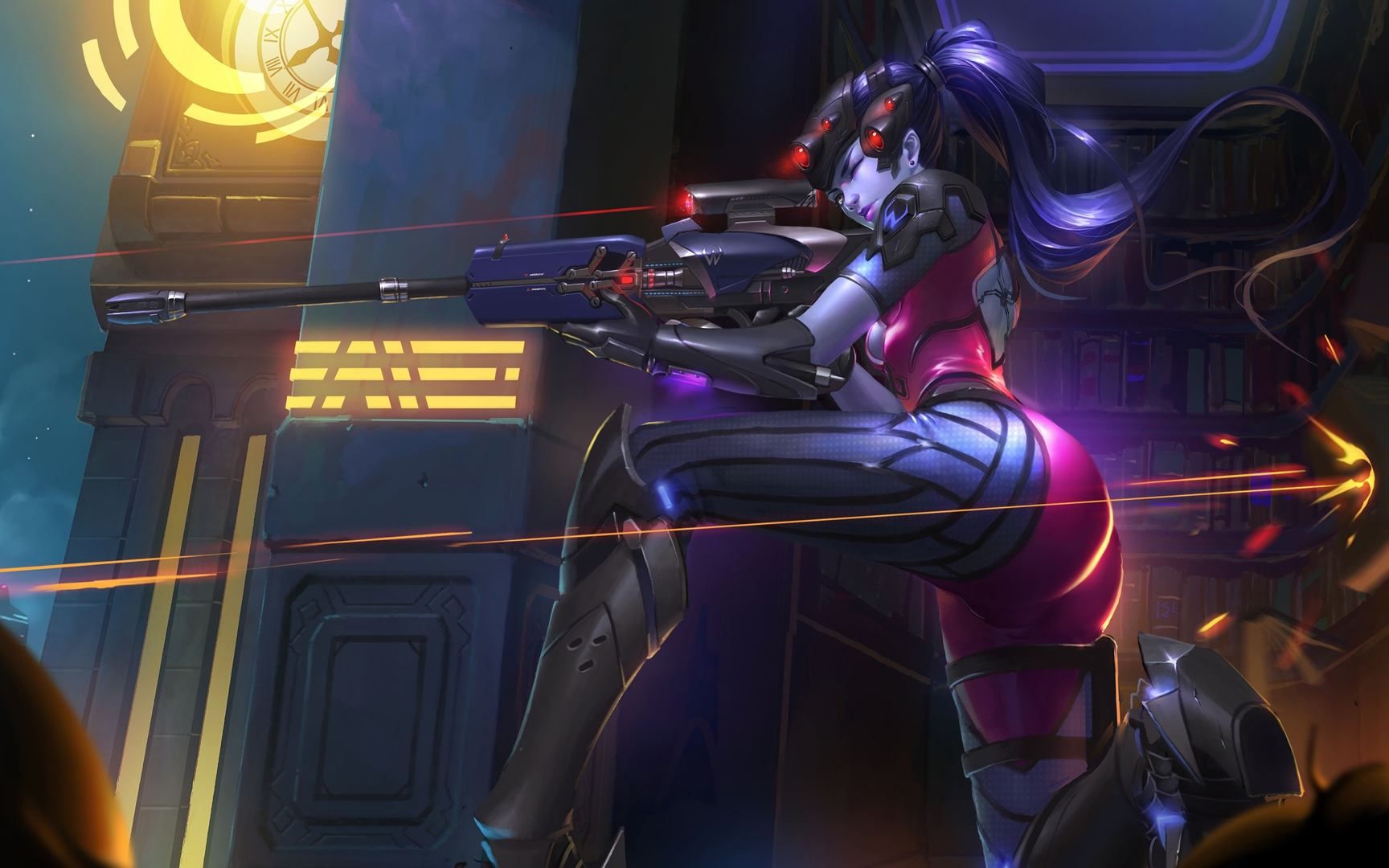 黑百合经典不给出门_ow_第一视角