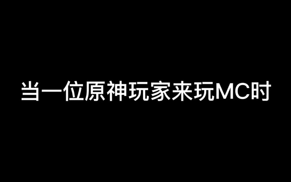 [图]【原神xMC】当一位原神玩家来玩MC。