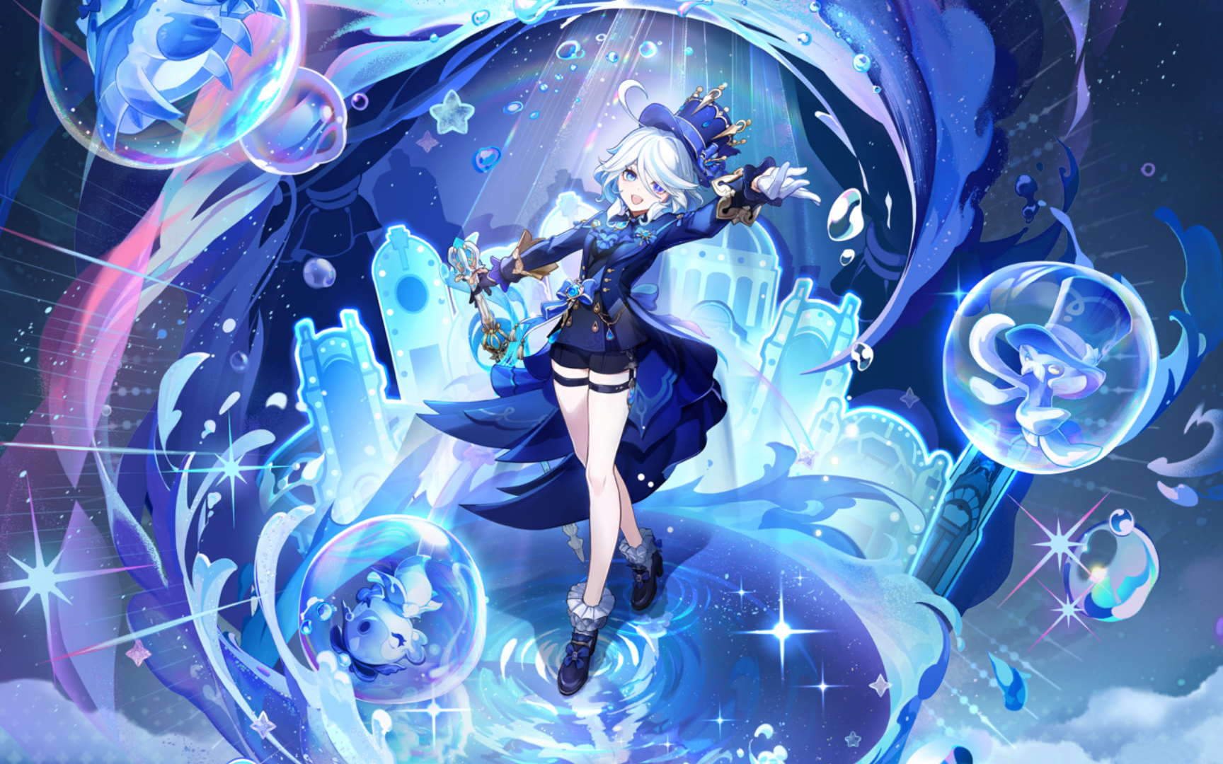 原神4.2人物专辑/水的女儿——芙宁娜