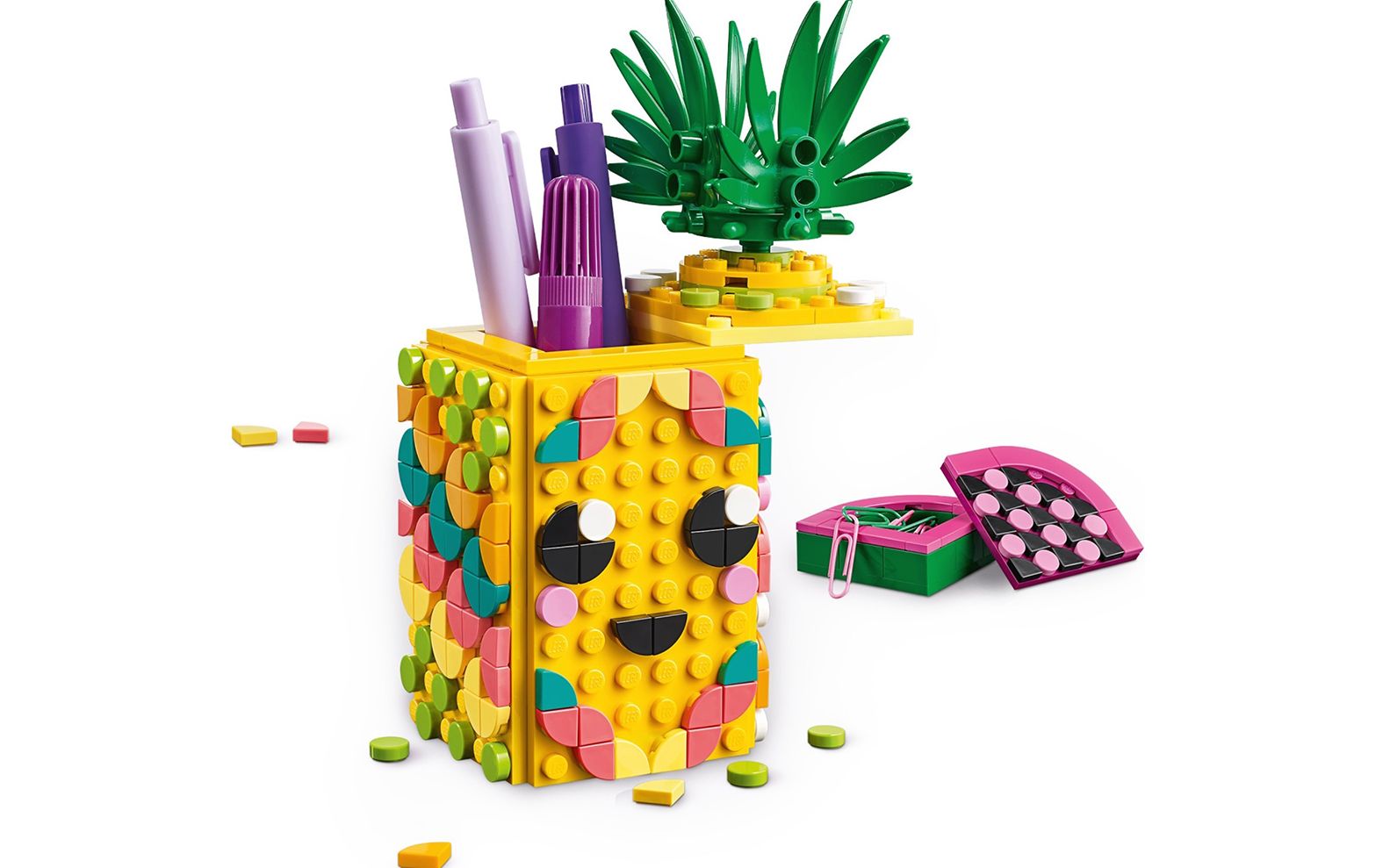 乐高 lego 41096 dots 菠萝笔筒 2020新品评测