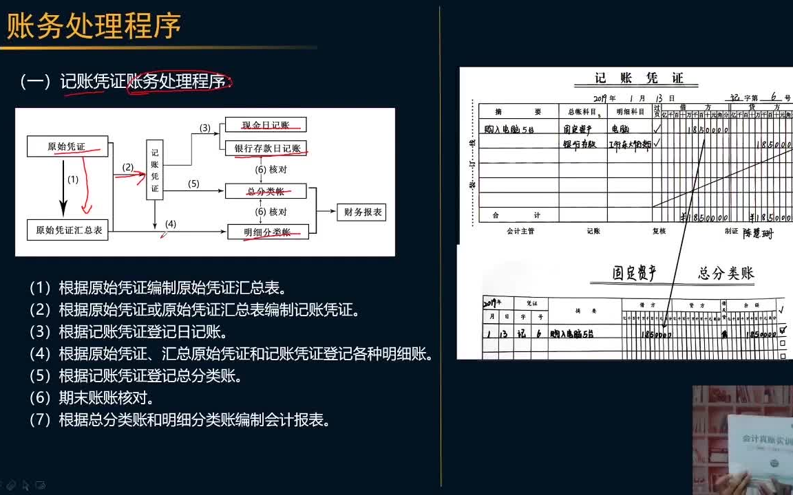 会计实操老会计手把手教实操账务处理:记账凭证账务处理程序哔哩哔哩bilibili