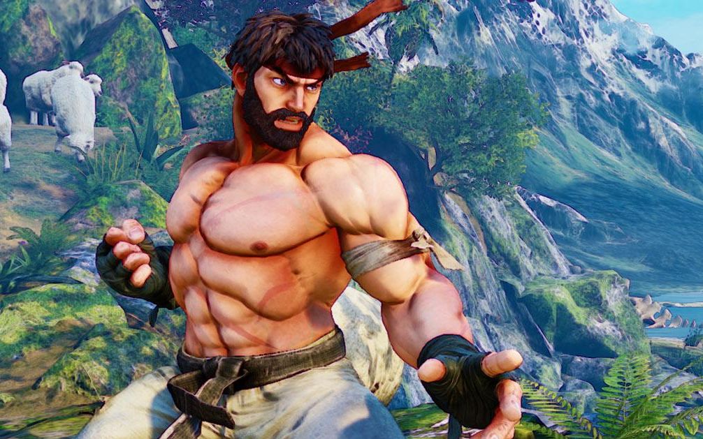 【梦想】街霸5ce momochi的稳健打法与他的服装反差略大_哔哩哔哩 (゜