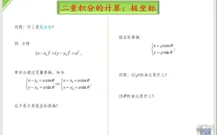 Descargar video: 141.二重积分：极坐标的定义及计算(5)