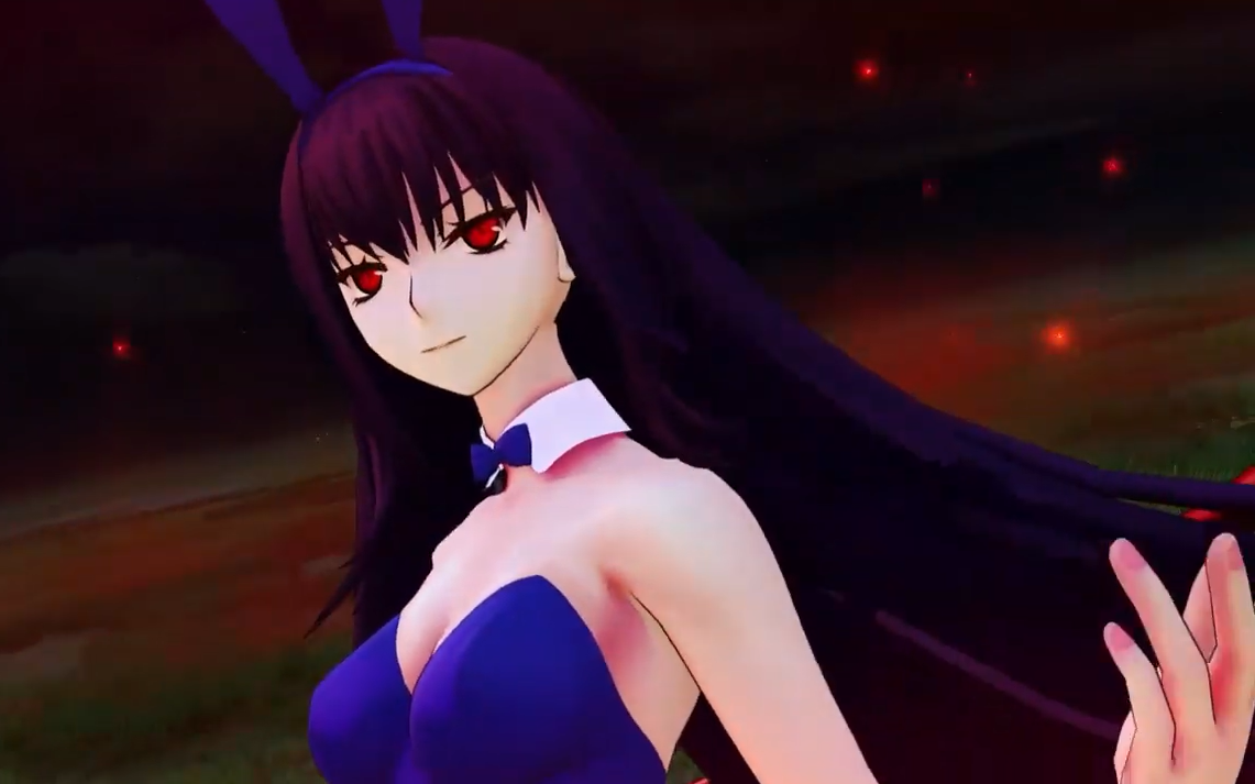 『fate-grand order arcade』斯卡哈(兔女郎) 全身灵衣「贯穿死翔之枪