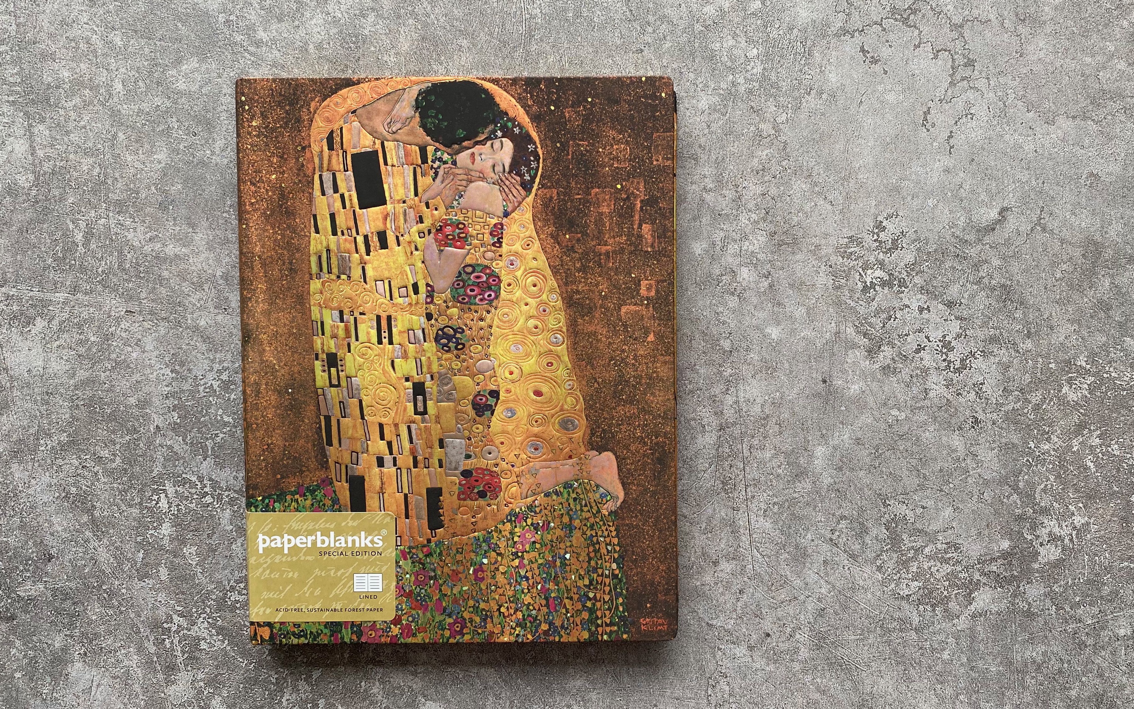 [图]【此刻笔记】Paperblanks笔记本｜klimt's 100th Anniversary-The Kiss吻