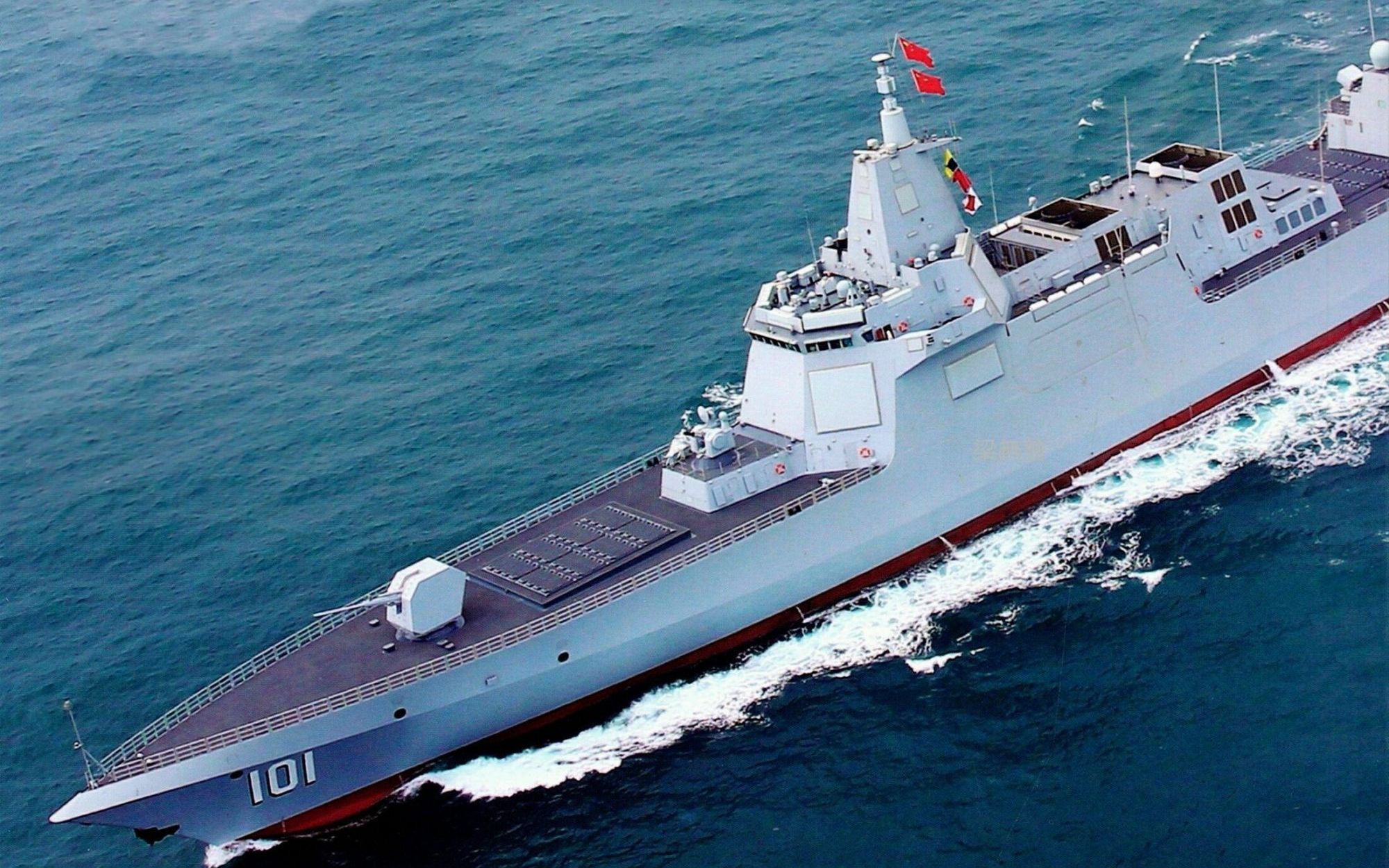 壮观!055一镜到底