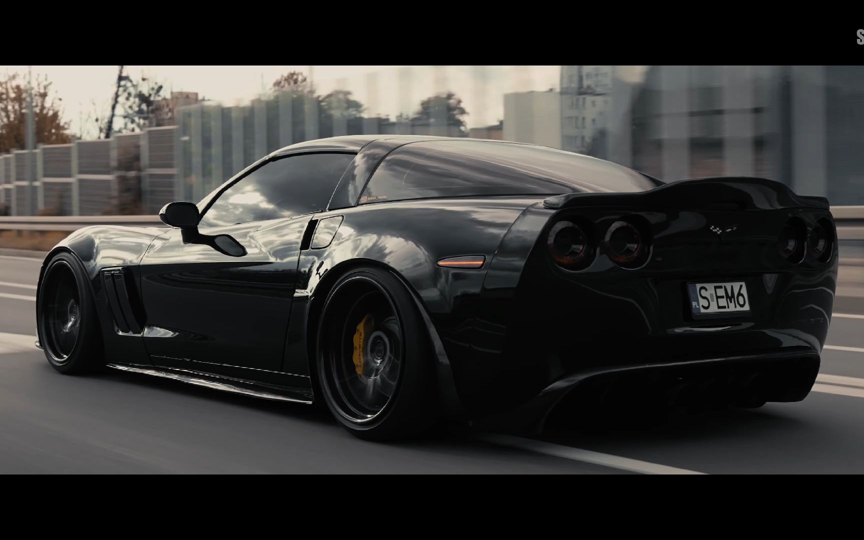 【4K】Lowered Corvette C6 Black Manta 4K哔哩哔哩bilibili