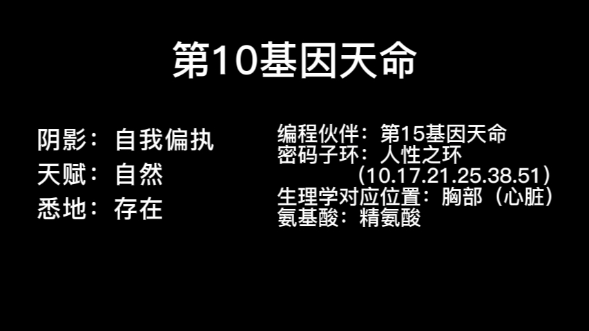 【读书向】人类图《基因天命》——第10基因天命哔哩哔哩bilibili