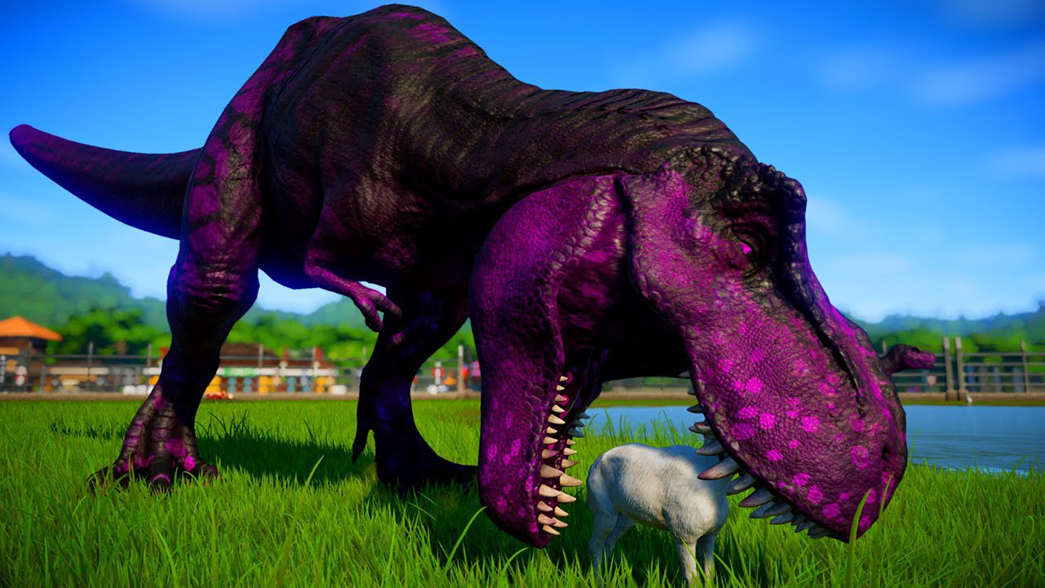 purple暴龙 vs 狂暴龙,棘龙 ~ 侏罗纪世界进化