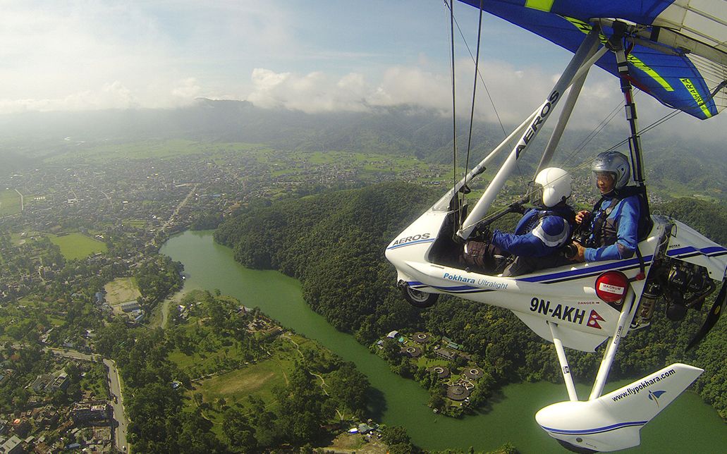 空中滑翔-尼泊尔的旅游项目
