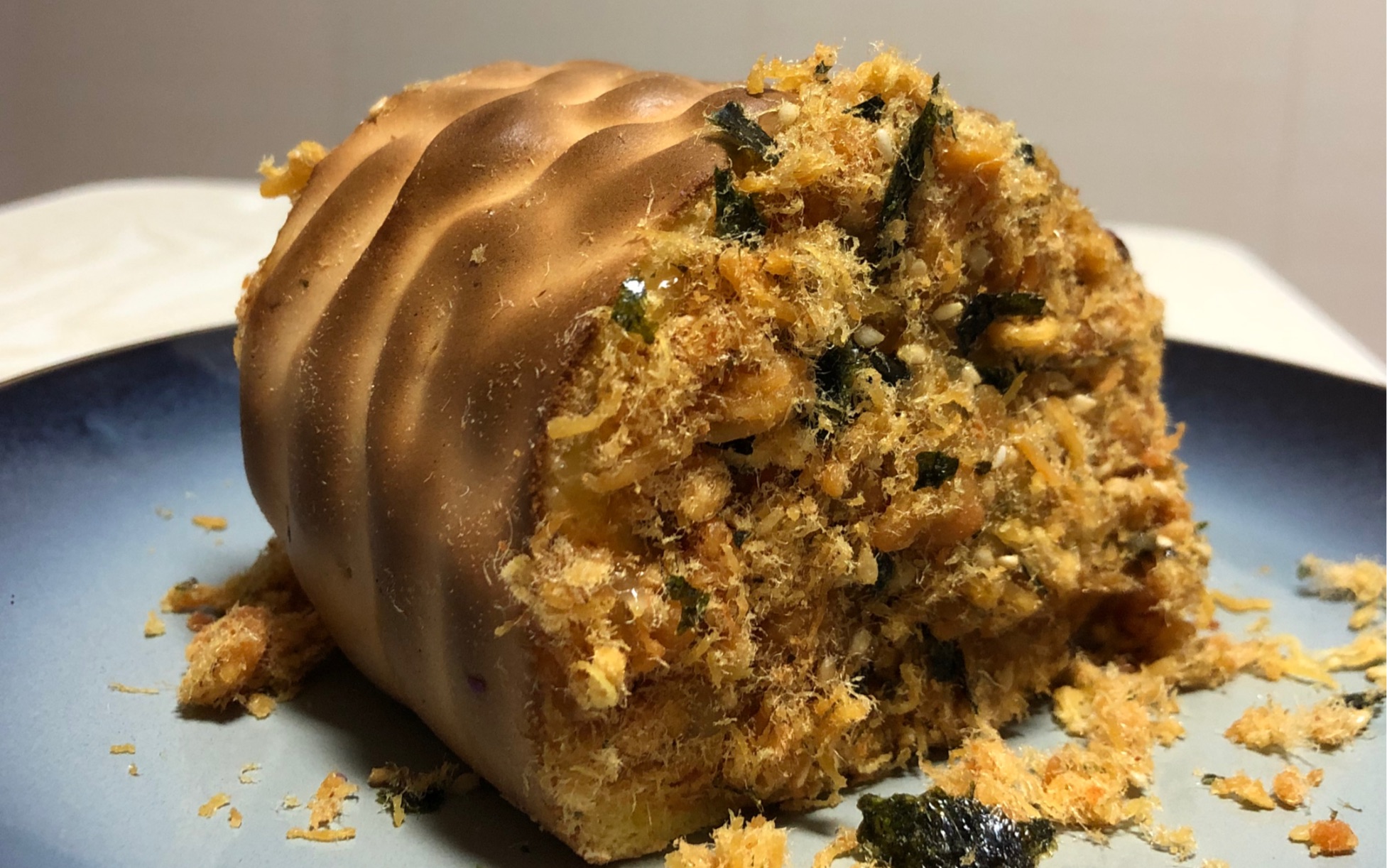 巨好吃的虎皮肉松卷!