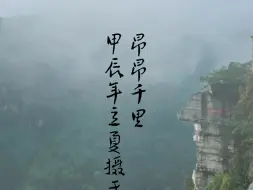 Download Video: 几日前游庐山，云雾缭绕，恍如仙境，山水画都画不出来，想到两句诗“只疑云雾里，犹有六朝僧”，拍了视频，并随口哼两句板桥道情。