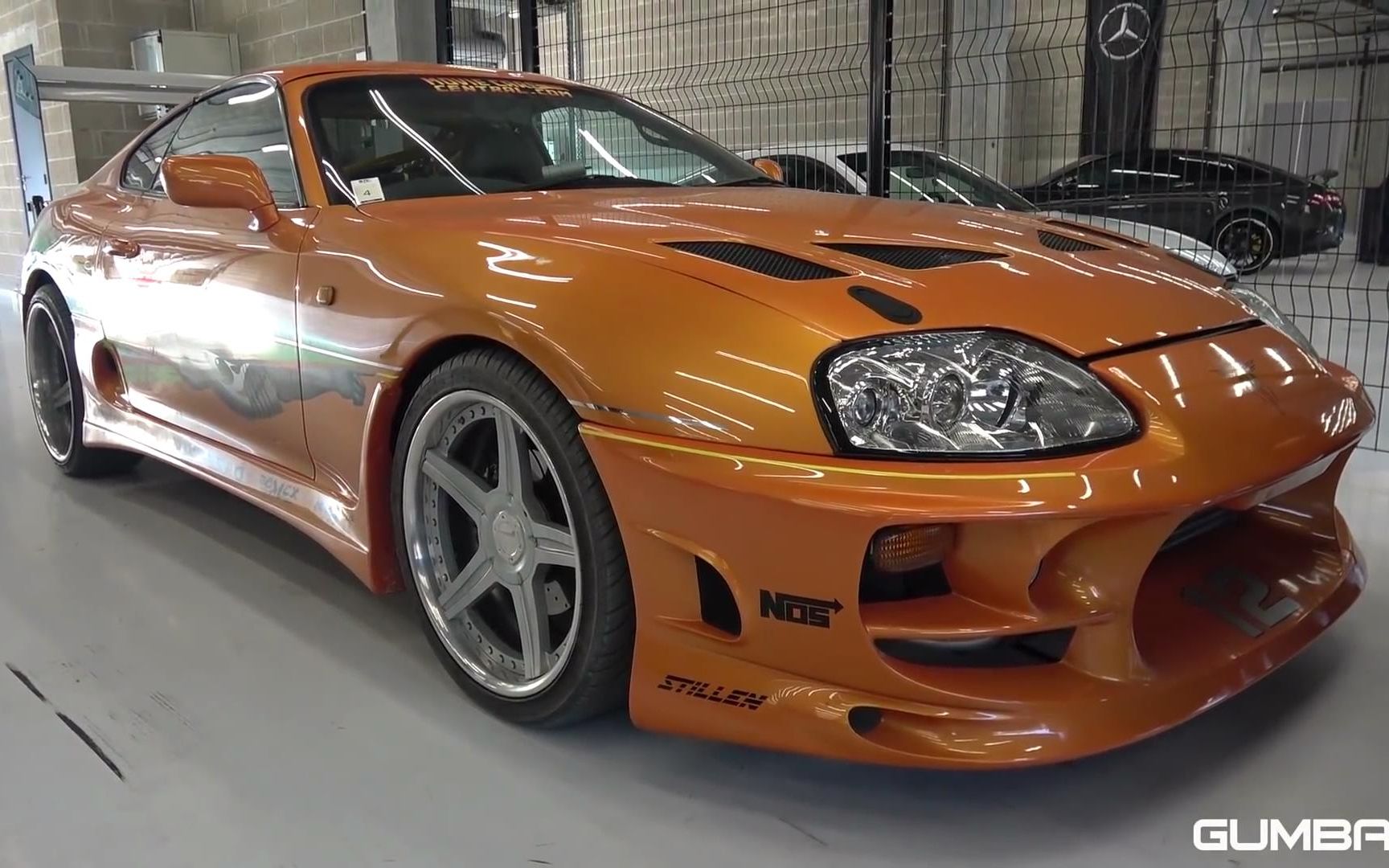 "速度与激情"里的2jz【丰田 supra 牛魔王】在赛道跑圈!