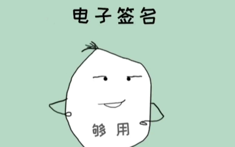 电子签名#知识分享 #科普哔哩哔哩bilibili