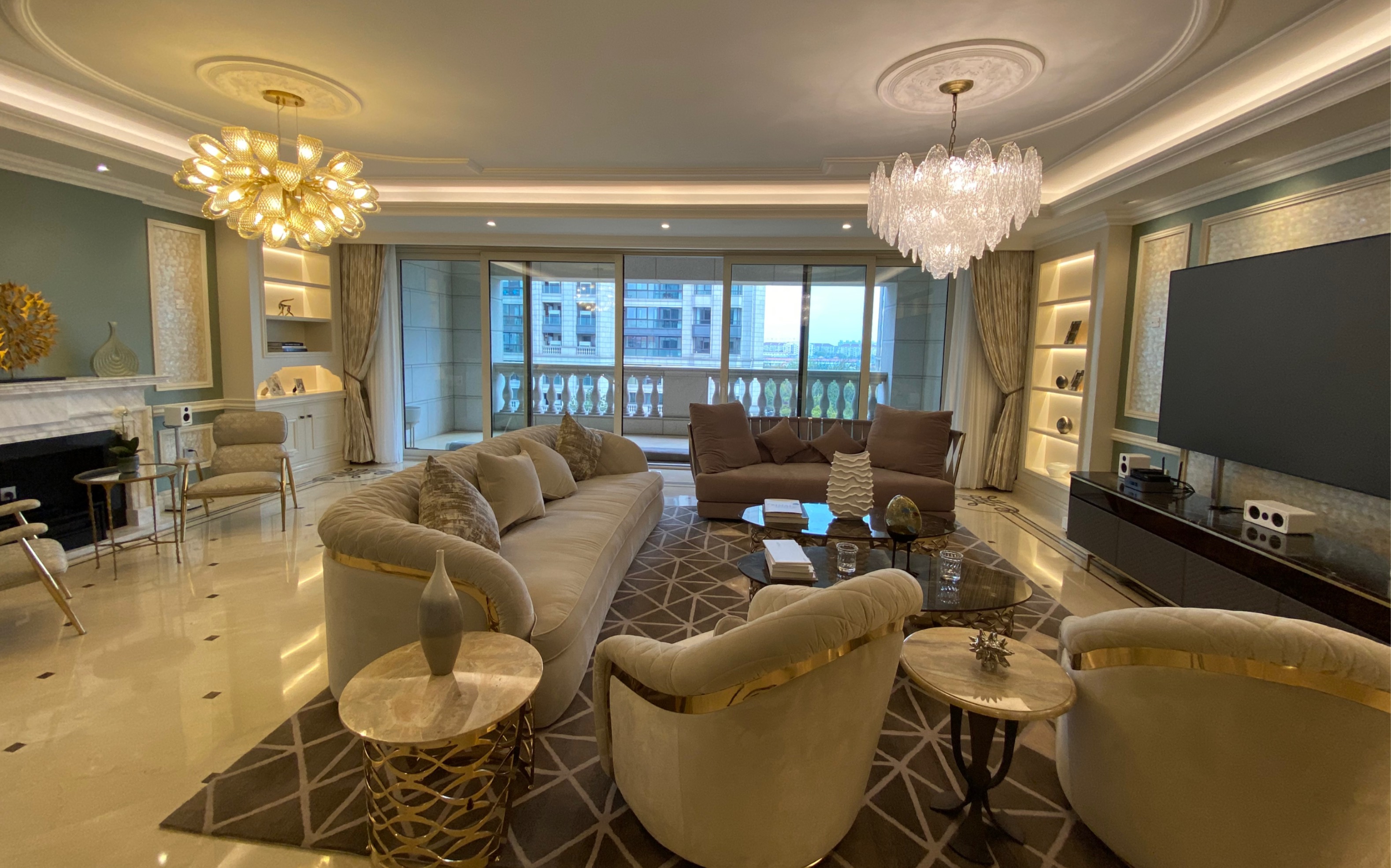 魔都豪宅徐汇滨江云锦东方二期478平大平层月租9万市值5800万