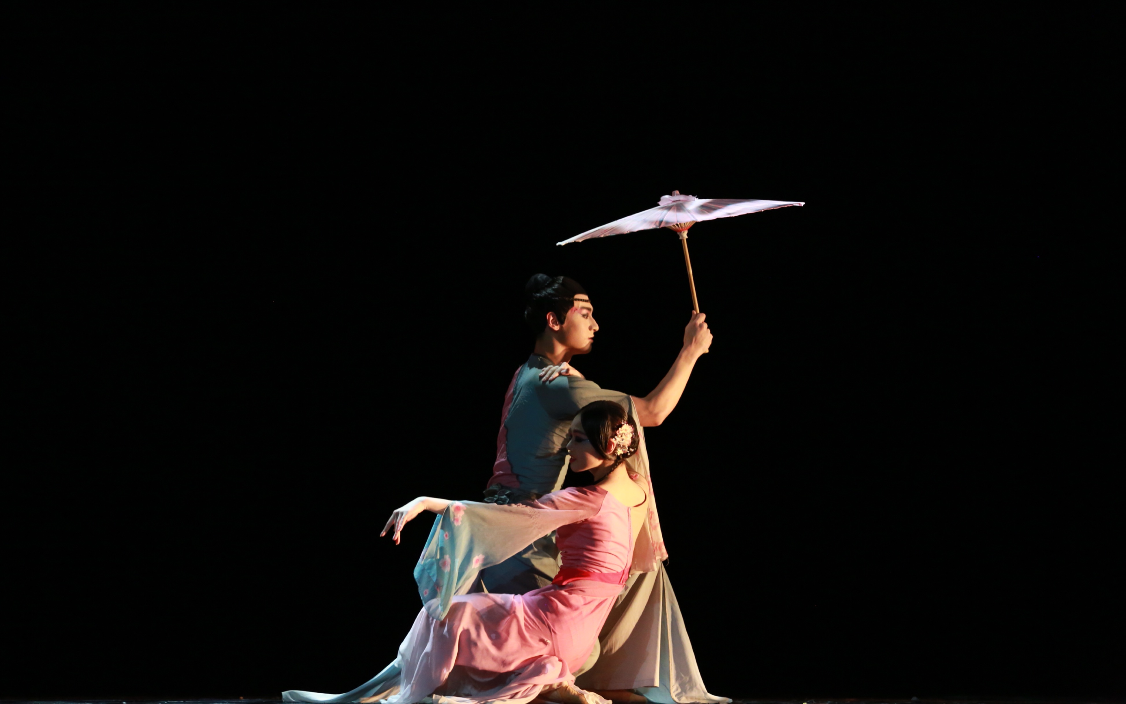 古典舞系挑战未来教学剧目比赛伞缘片段