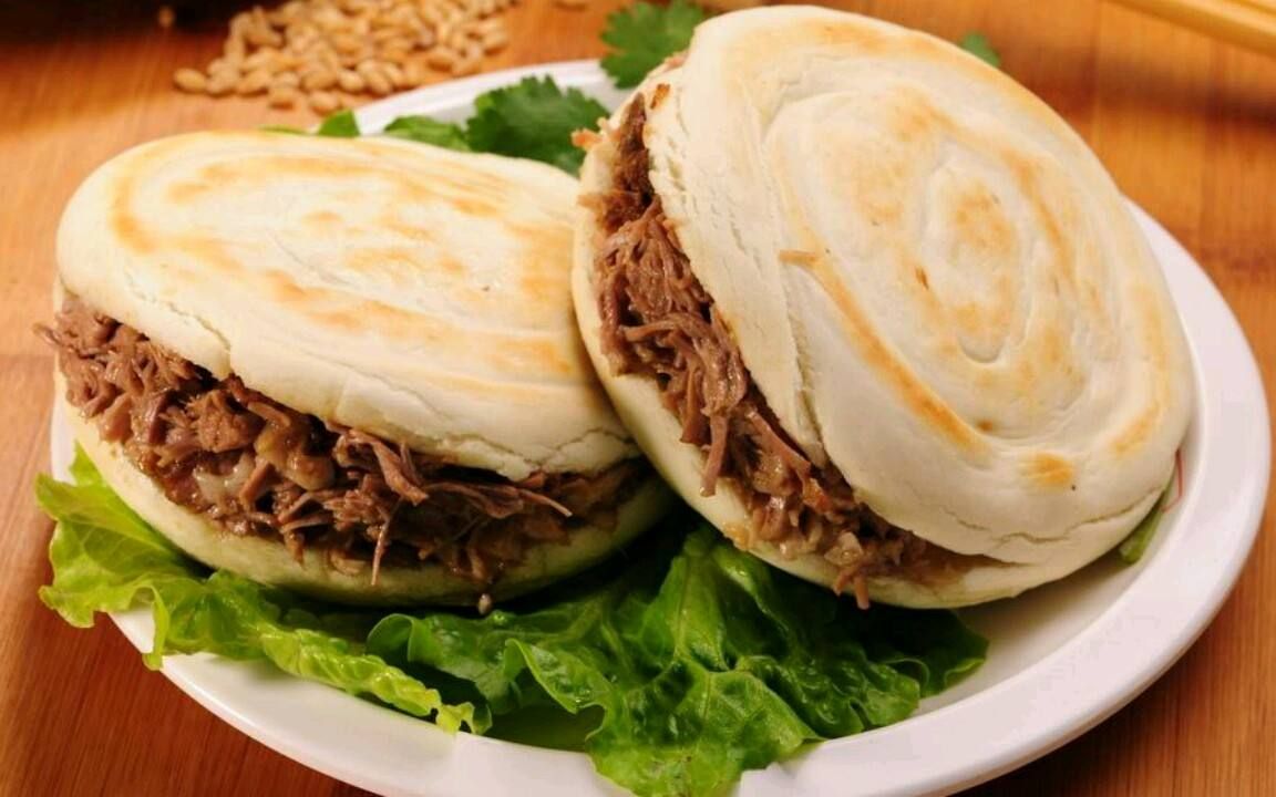 正宗腊汁肉夹馍制作视频教程