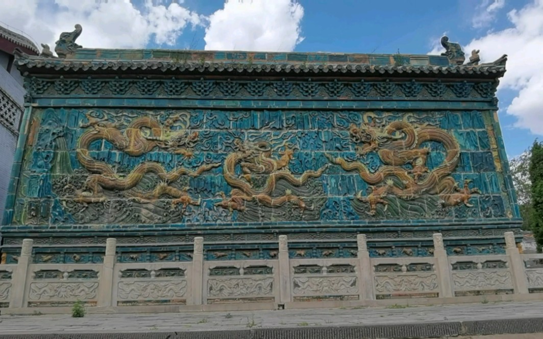 大同市观音堂三龙壁