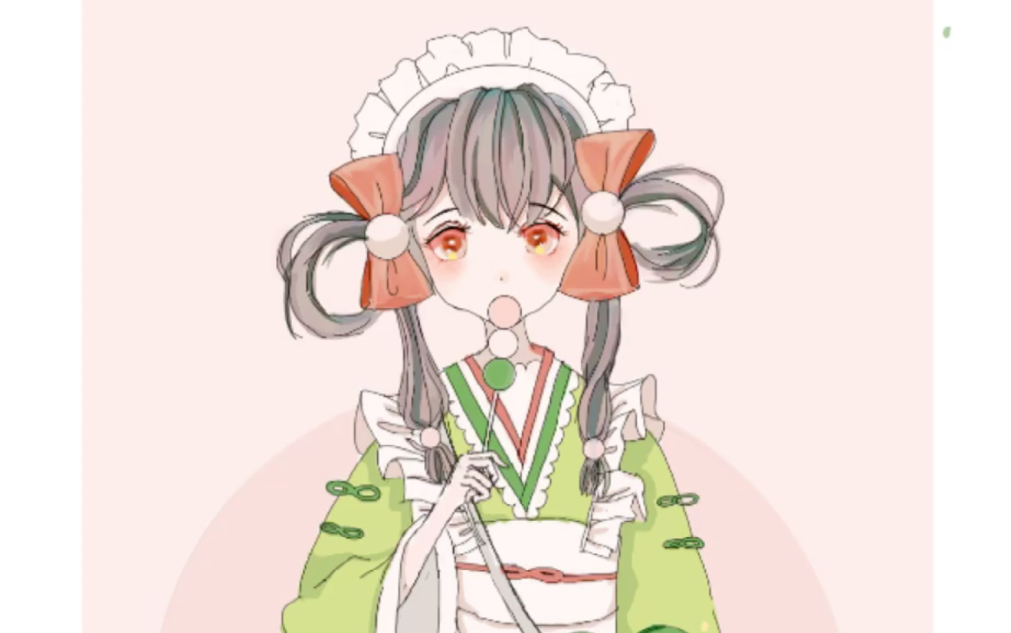 【procreate手绘】第十一稿 和风女孩