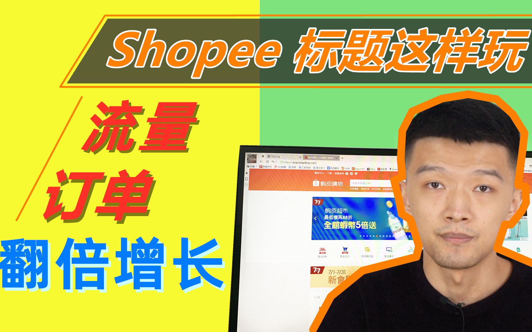 Shopee跨境电商 标题应该怎么giao?赚钱的根本是流量【小杰聊电商】哔哩哔哩bilibili