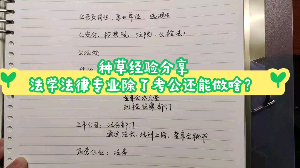 探讨法律法学相关专业除了考公,还能从事哪些岗位?哔哩哔哩bilibili