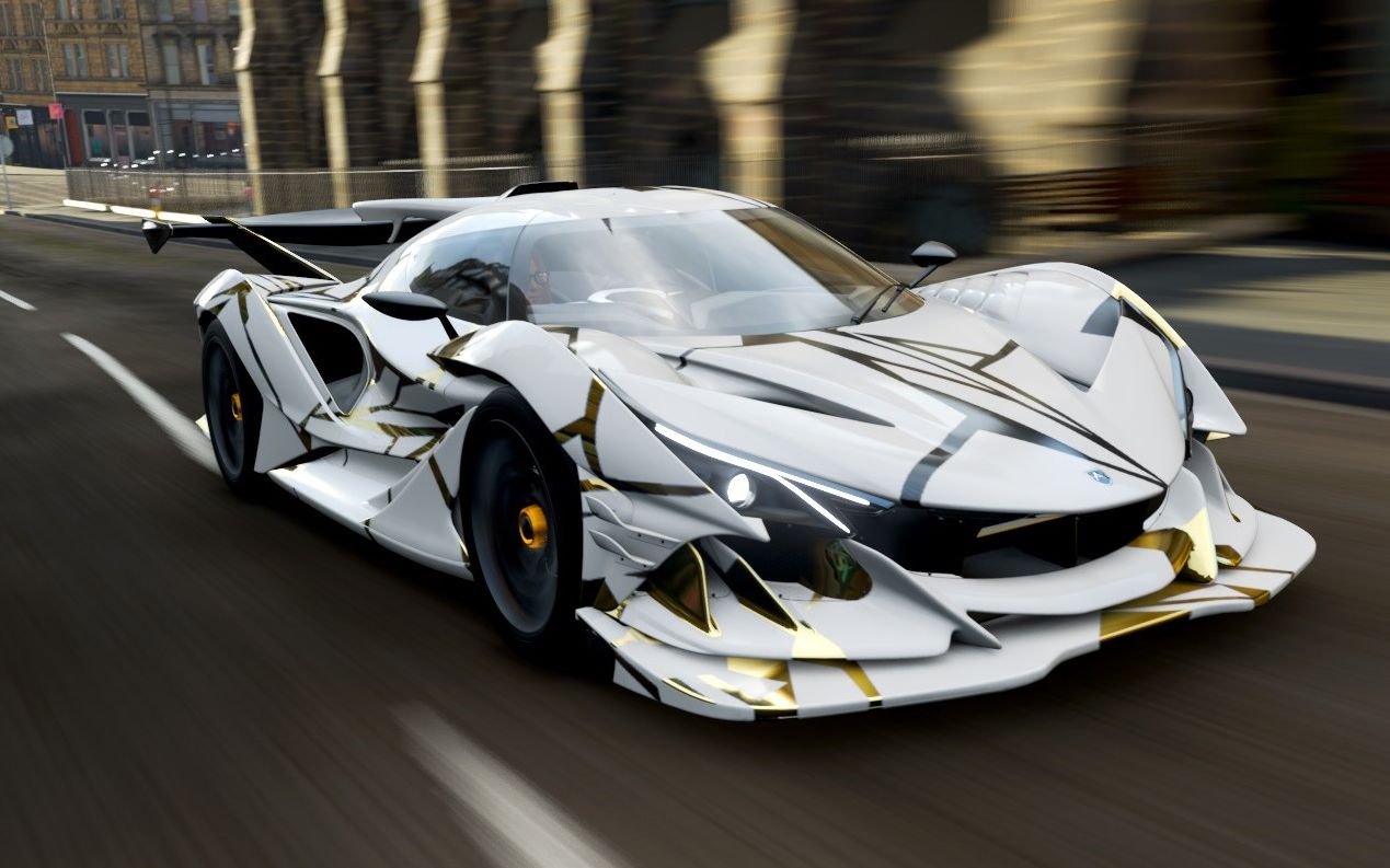 【地平线4】最帅的车配最高的画质-白金太阳神ie