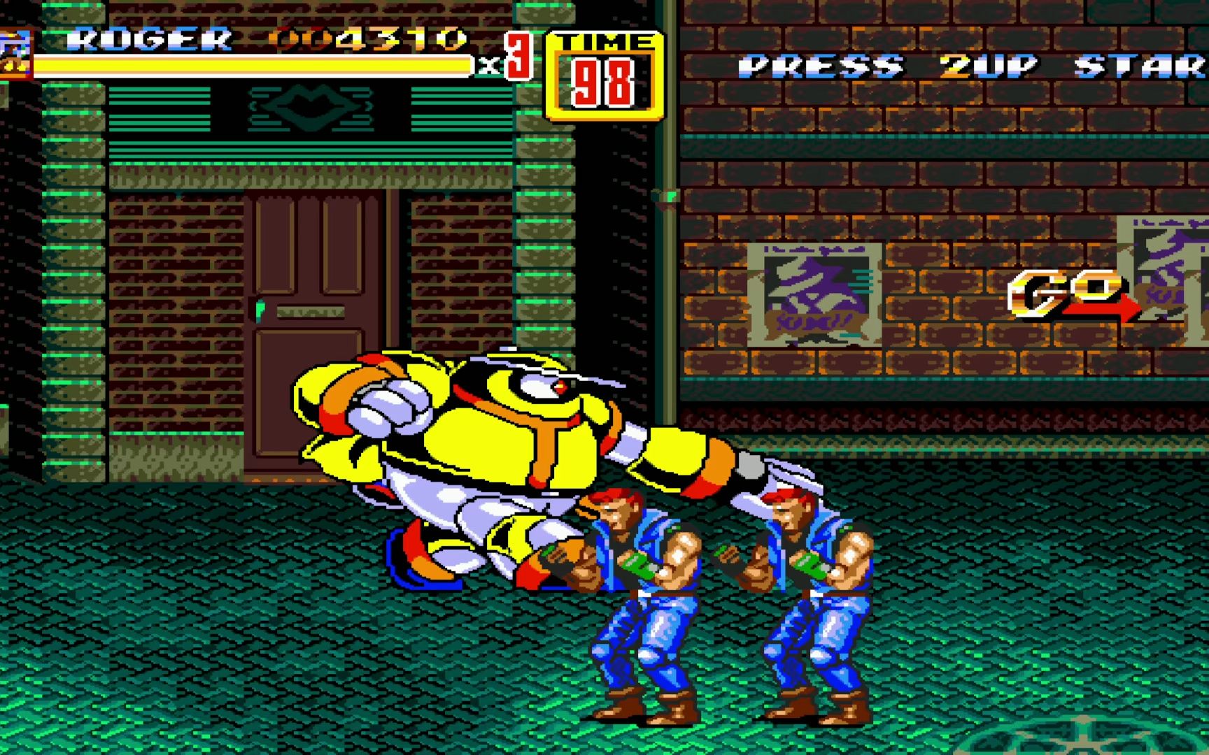 md 怒之铁拳2 美版 roger streets of rage 2 ninja baseball bat man