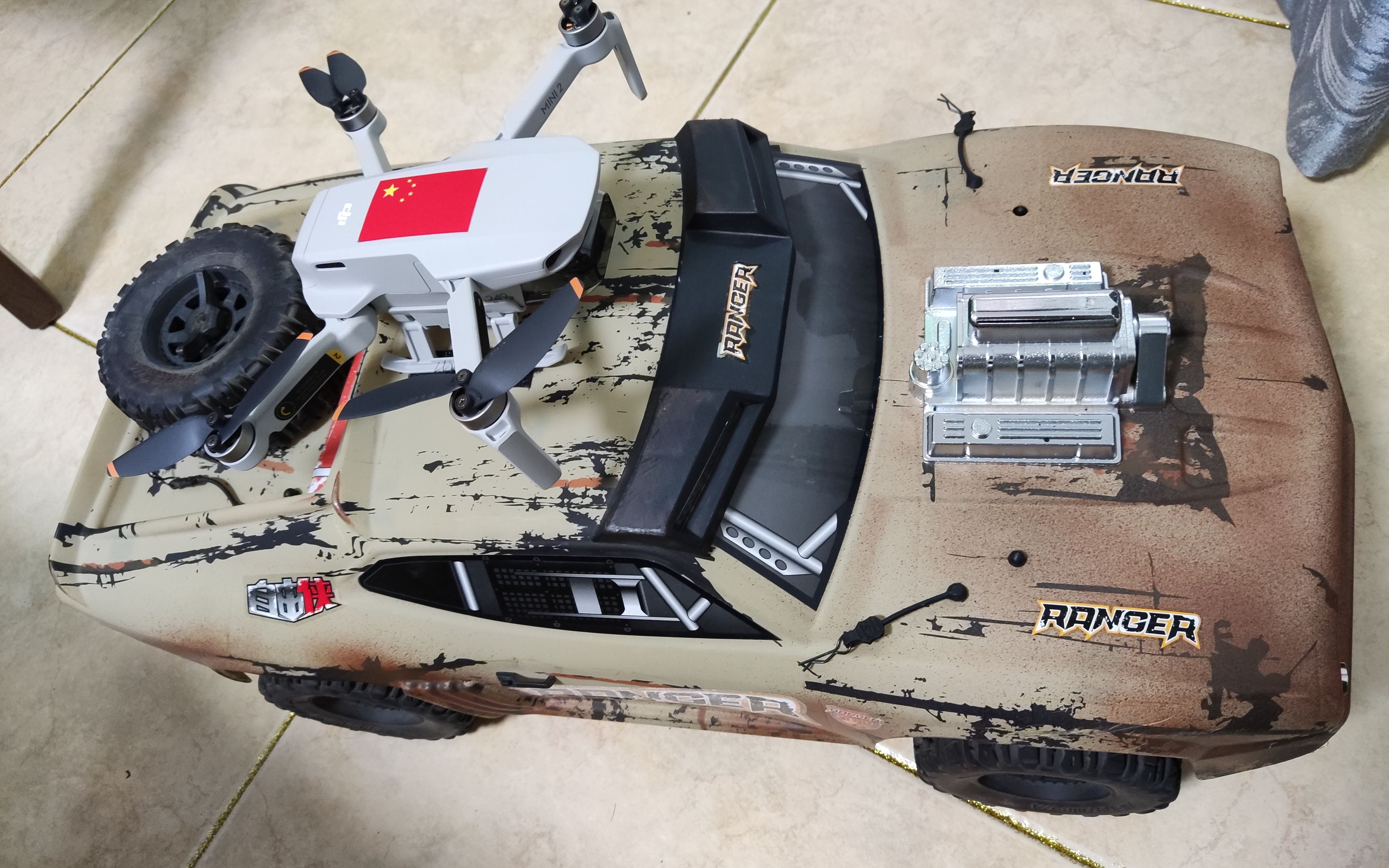 用大疆mini2给飞神短卡当图传,尽如此丝滑_哔哩哔哩_bilibili