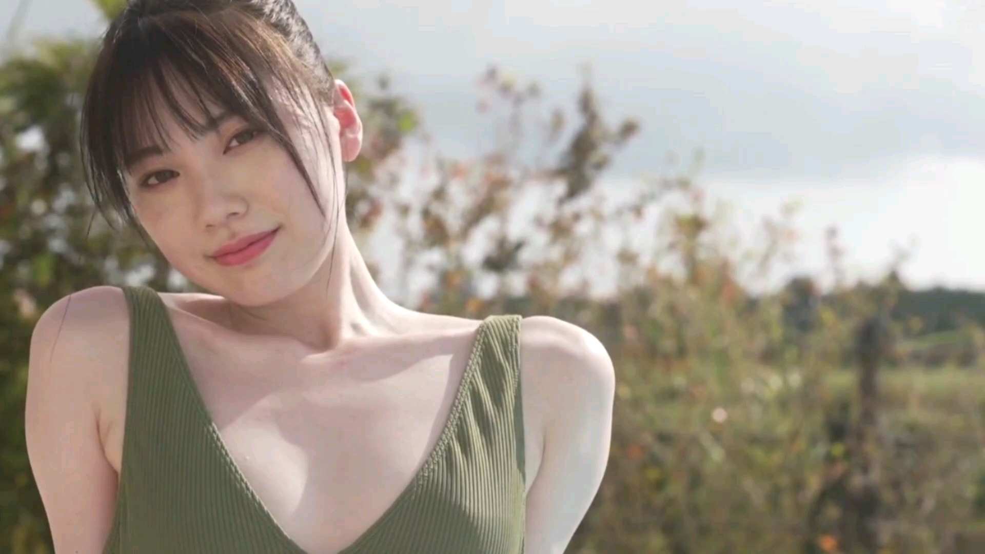 石川,甜美女神!清水出芙蓉,天然去雕饰!