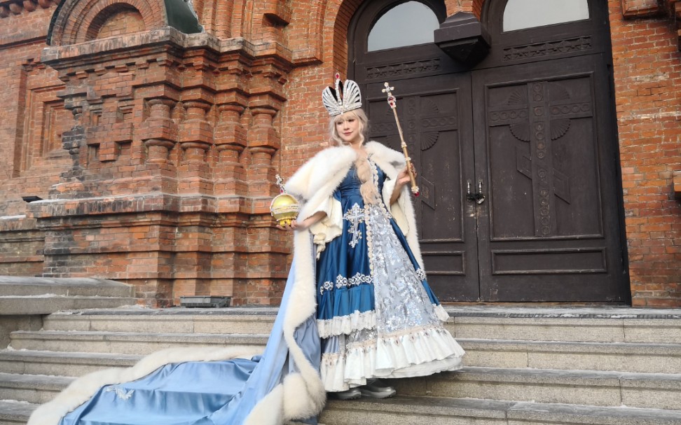 索菲亚教堂前的公主们!