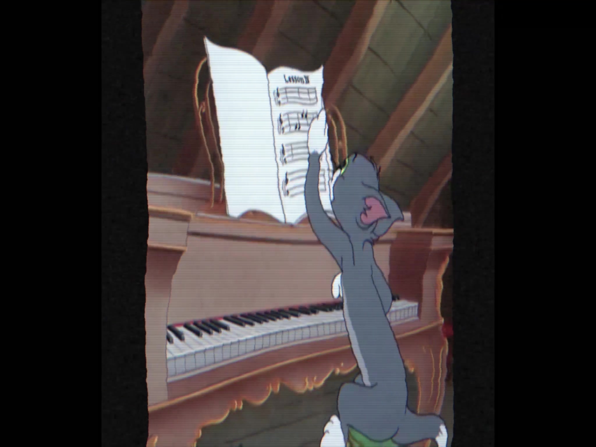鬼畜蒸汽波和lofi风格老鼠约翰johannmouse的故障片子