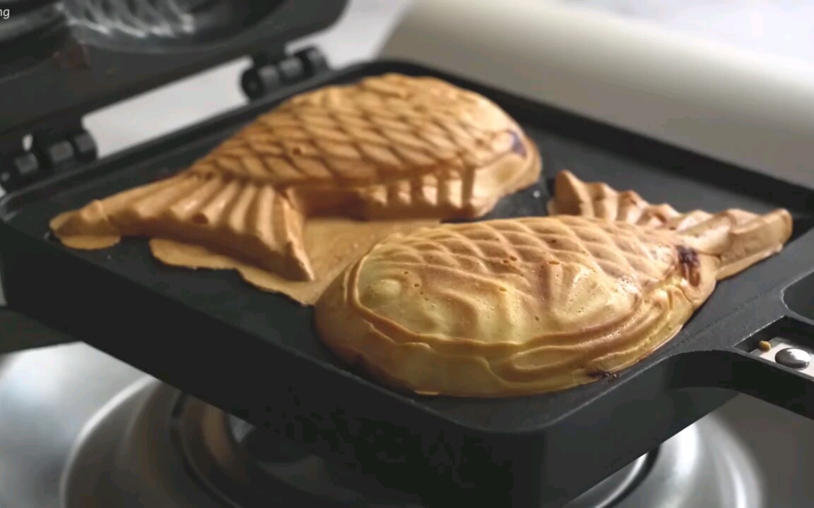 【umis cooking】韩国街头小吃鲫鱼饼(cookingsounds 有bgm 搬运)