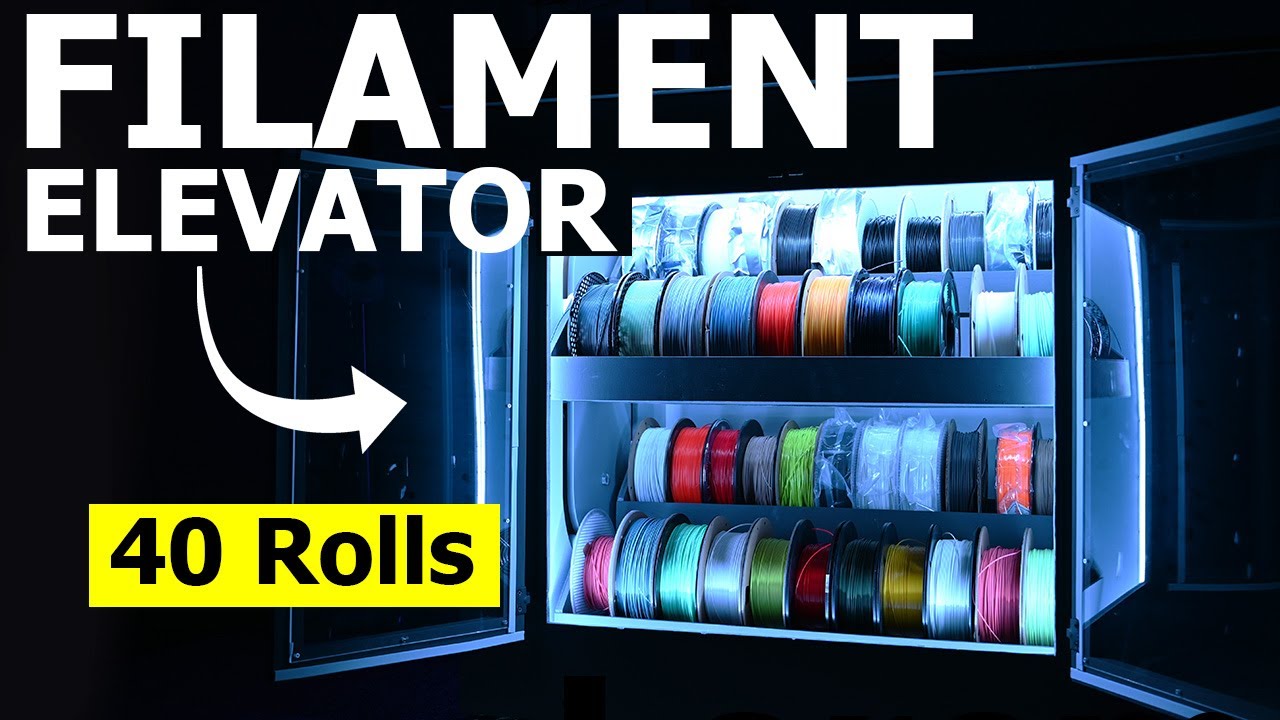 世界上最好的丝材储存系统.. 它会旋转! | WORLDS BEST Filament Storage System.. IT SPINS!哔哩哔哩bilibili