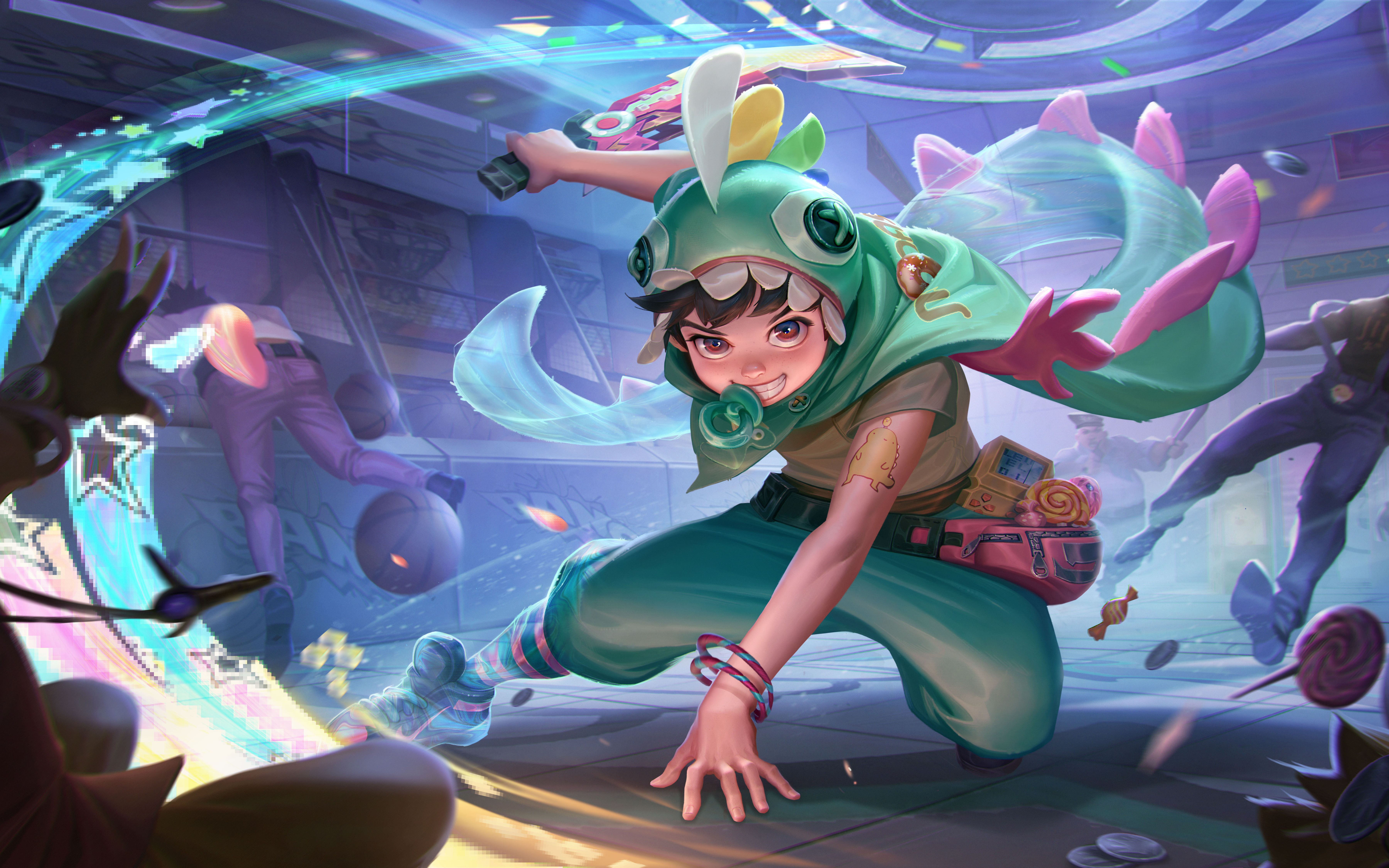 曙光英雄残影游戏顽童皮肤鉴赏