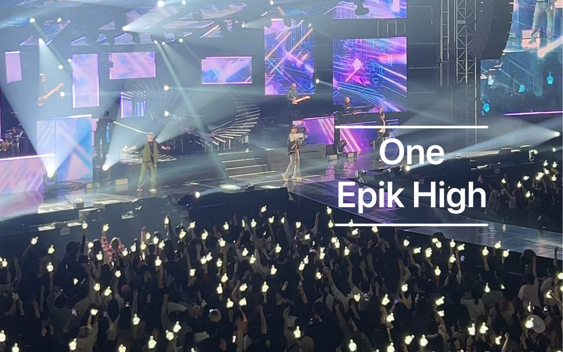 [图]【Epik High 20周年演唱会】One ｜全场一起蹦哒的草泥棒