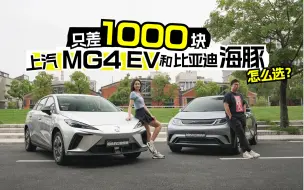 Tải video: 只差1000块，上汽MG4 EV和比亚迪海豚怎么选？