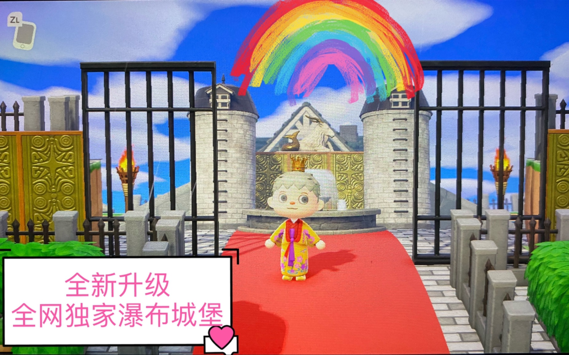 动物森友会瀑布城堡一览!打造最豪华的住宅!一起来看看吧